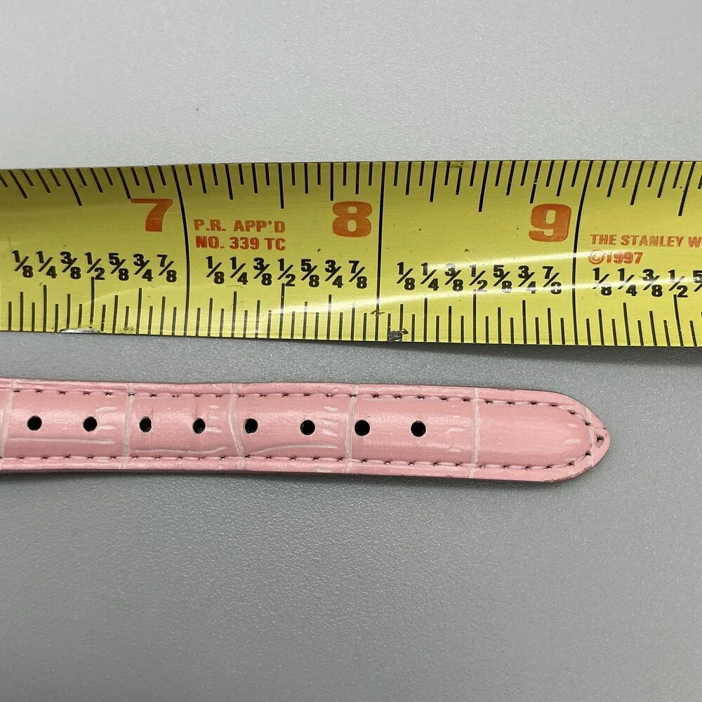 Casio LTP-V300 Womens Watch 32mm Pink Dial Silver Tone Day Date New Battery